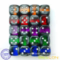 Bescon Mineral Rocks GEM VINES 6 Sides 16MM Dice Set 20 Pack, 5/8" D6 Mineral Rock Dice Set in Assorted Colors